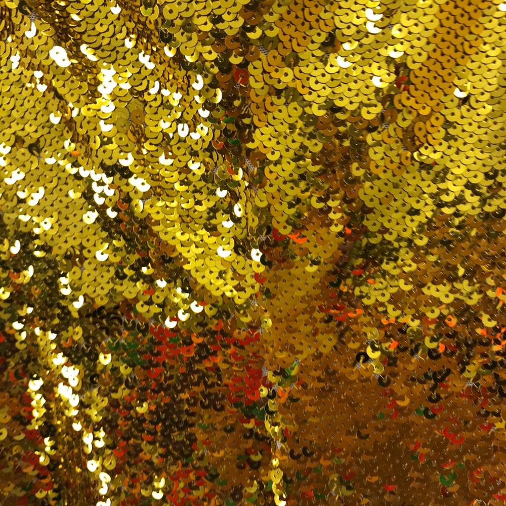 Gucci Sequin Pants Gold